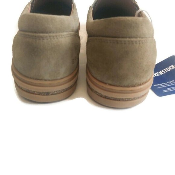 Birkenstock Oswego Suede Leather Loafers Womens Size 8 Mens 6 EU 39 Faded Khaki - Picture 7 of 9